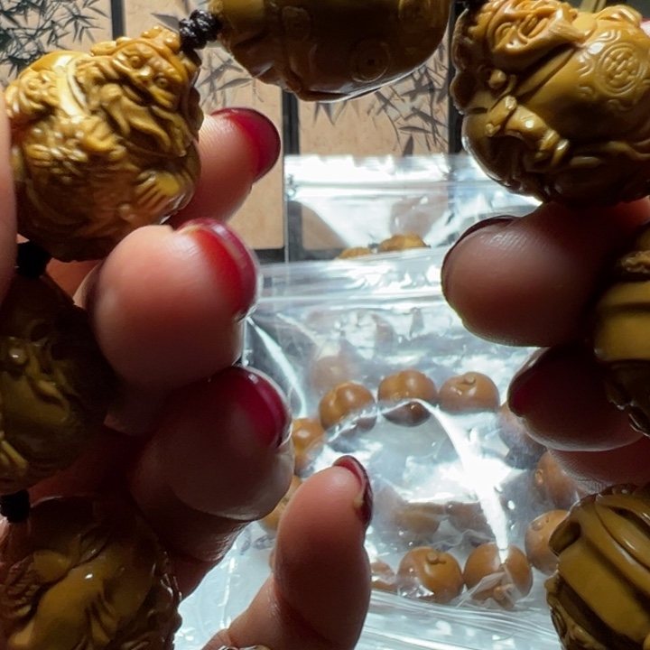 手串/手链橄榄核甘*手工群仙