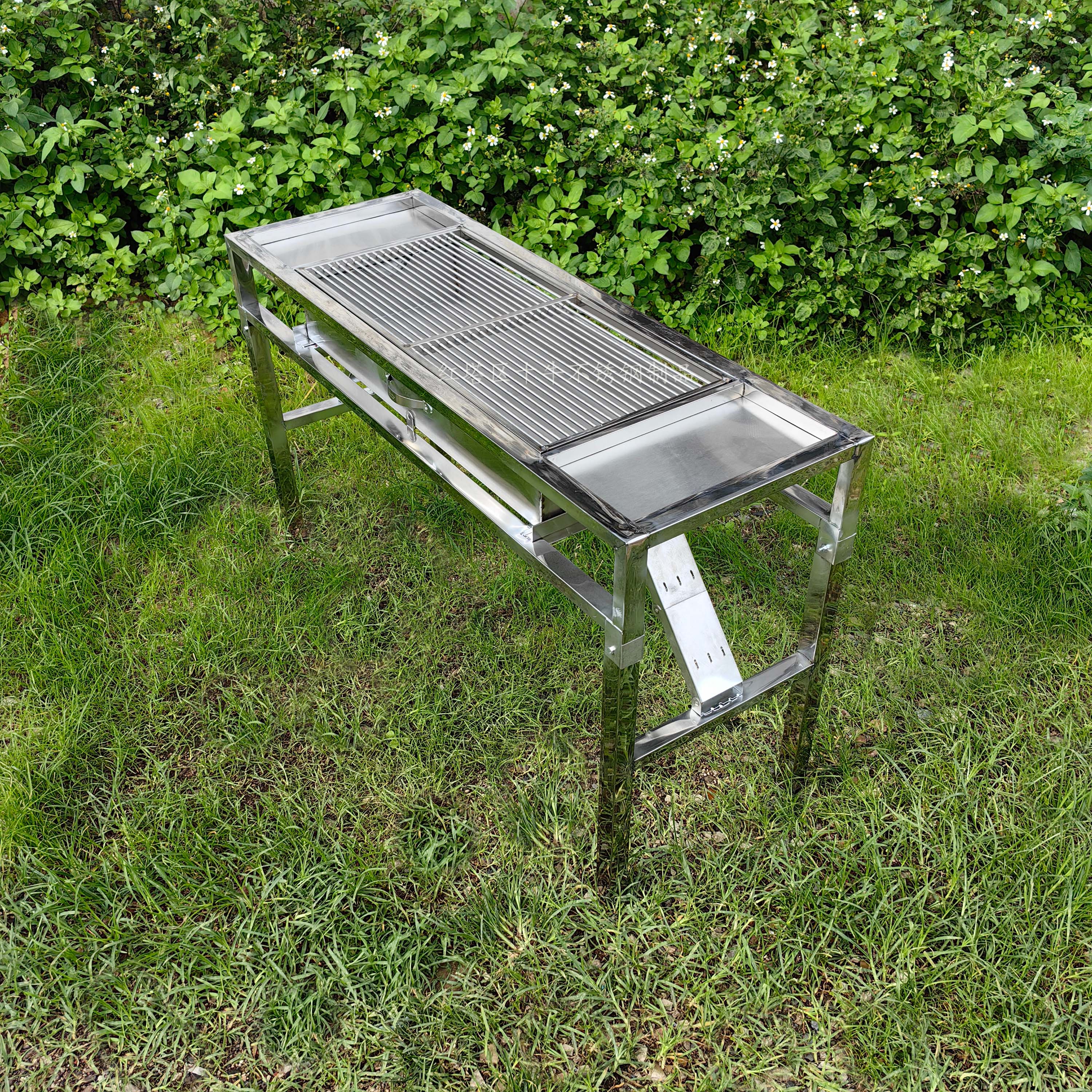 加厚不锈钢户外露营便携折叠烧烤炉烧烤架