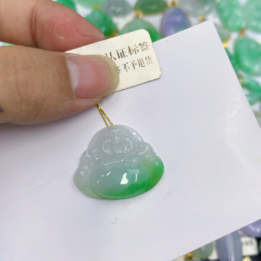 圆***高颈饰未镶嵌翡翠翡翠