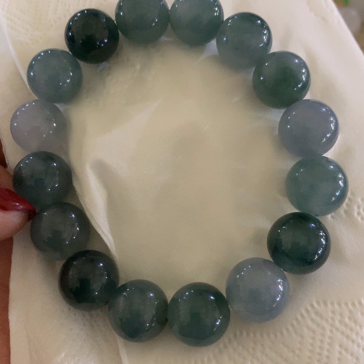 翡翠手链未镶嵌天然翡翠手串