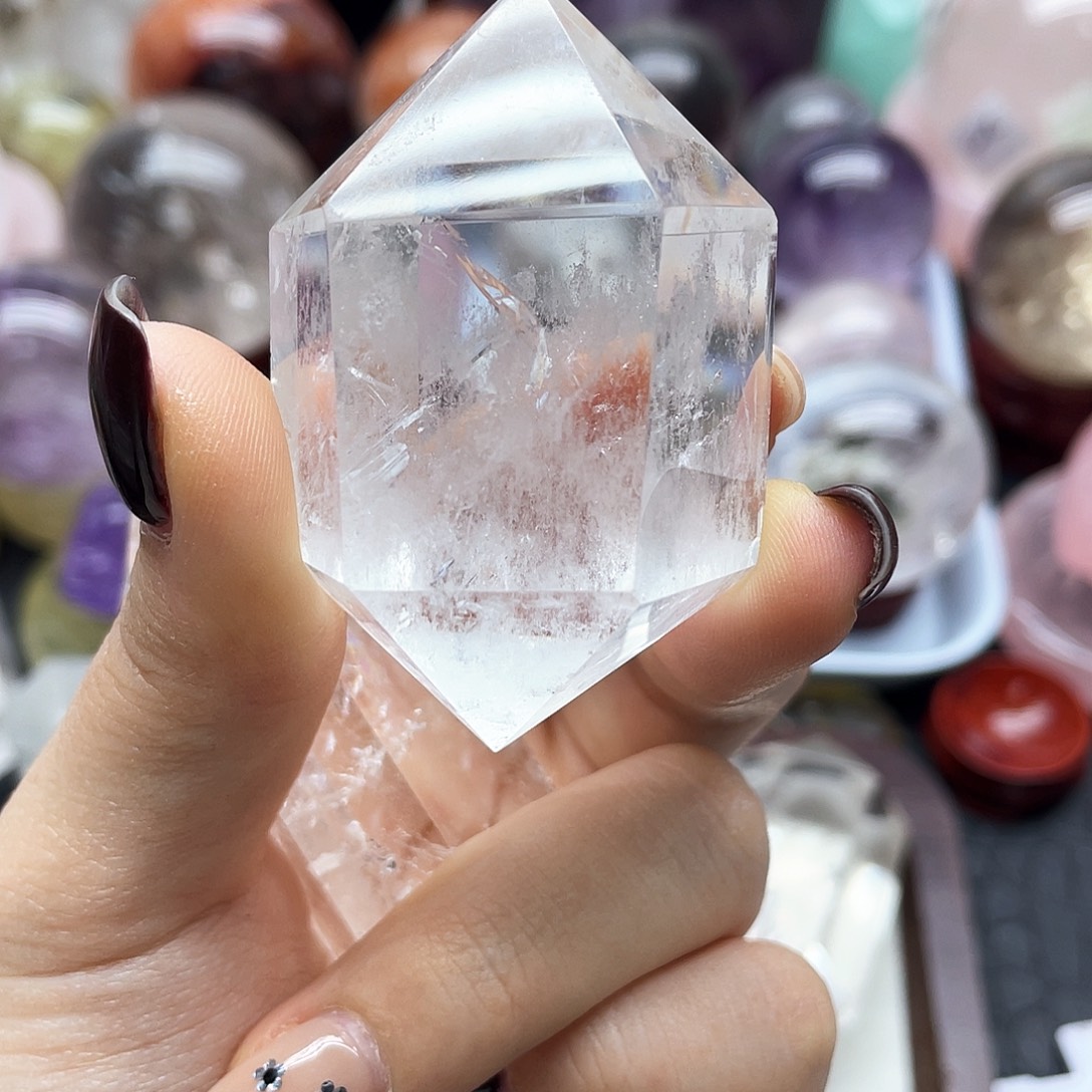 的***迪未镶嵌珠宝半成品水晶34