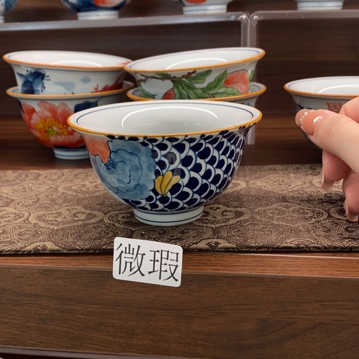 釉下老陶泥手工绘制