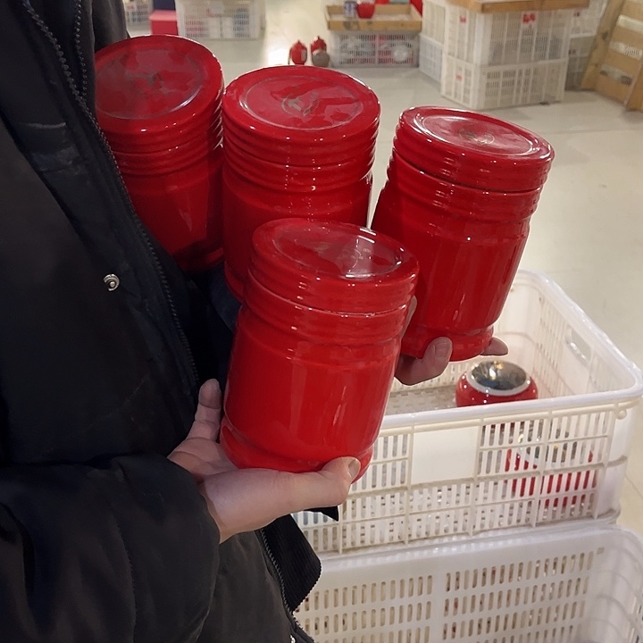 摆件陶瓷茶叶罐陶瓷密封罐家用