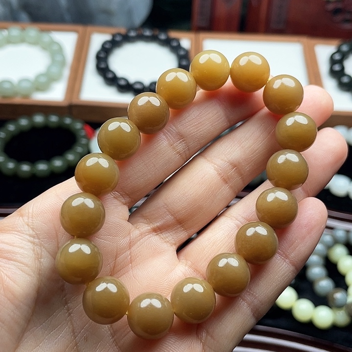 灵***哥和田玉未镶嵌手串