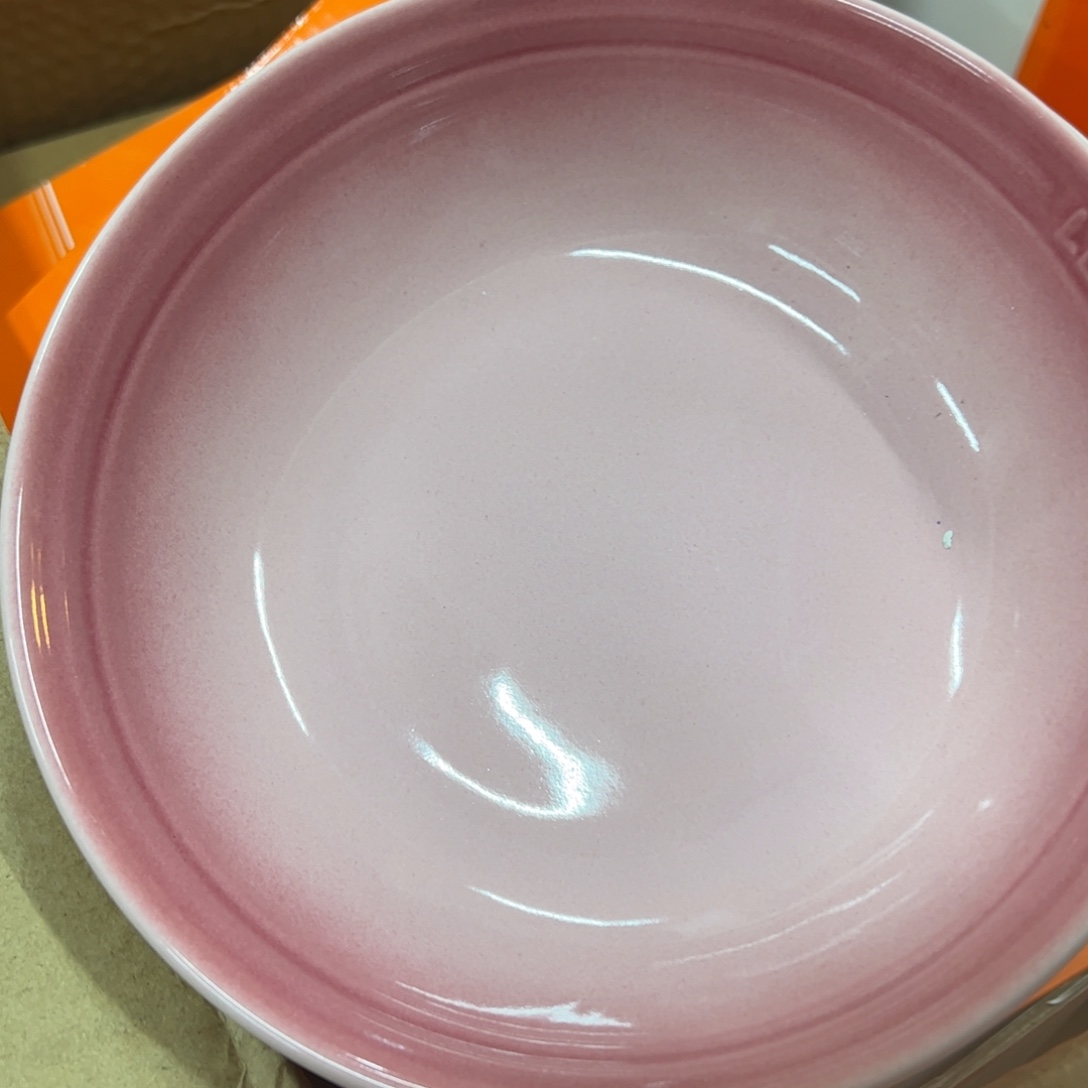 瓷樱花粉燕麦碗面wan