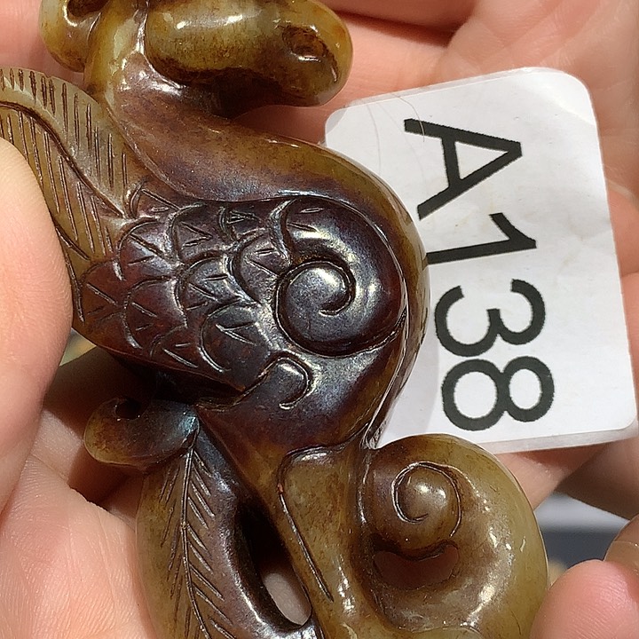 和田玉挂件未镶嵌玫***了