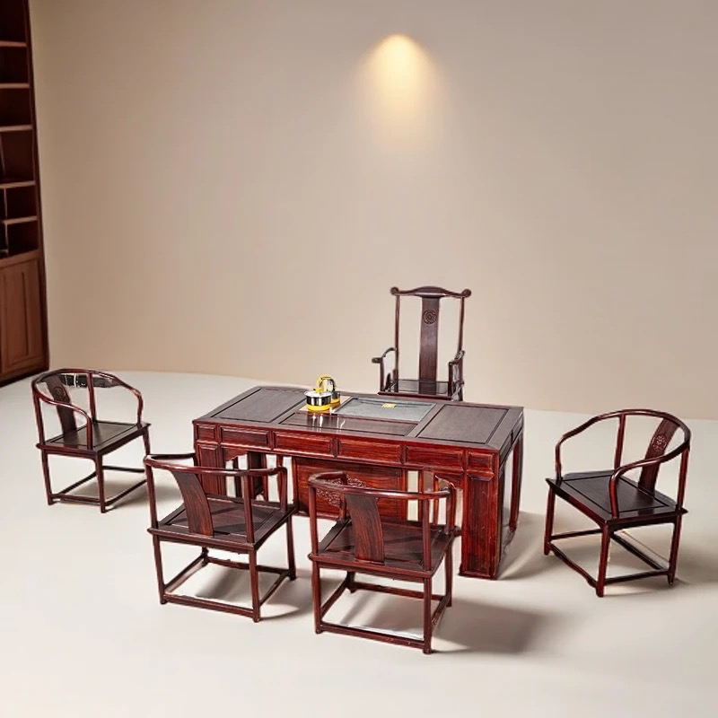 南美酸枝大家风范茶台新中式
