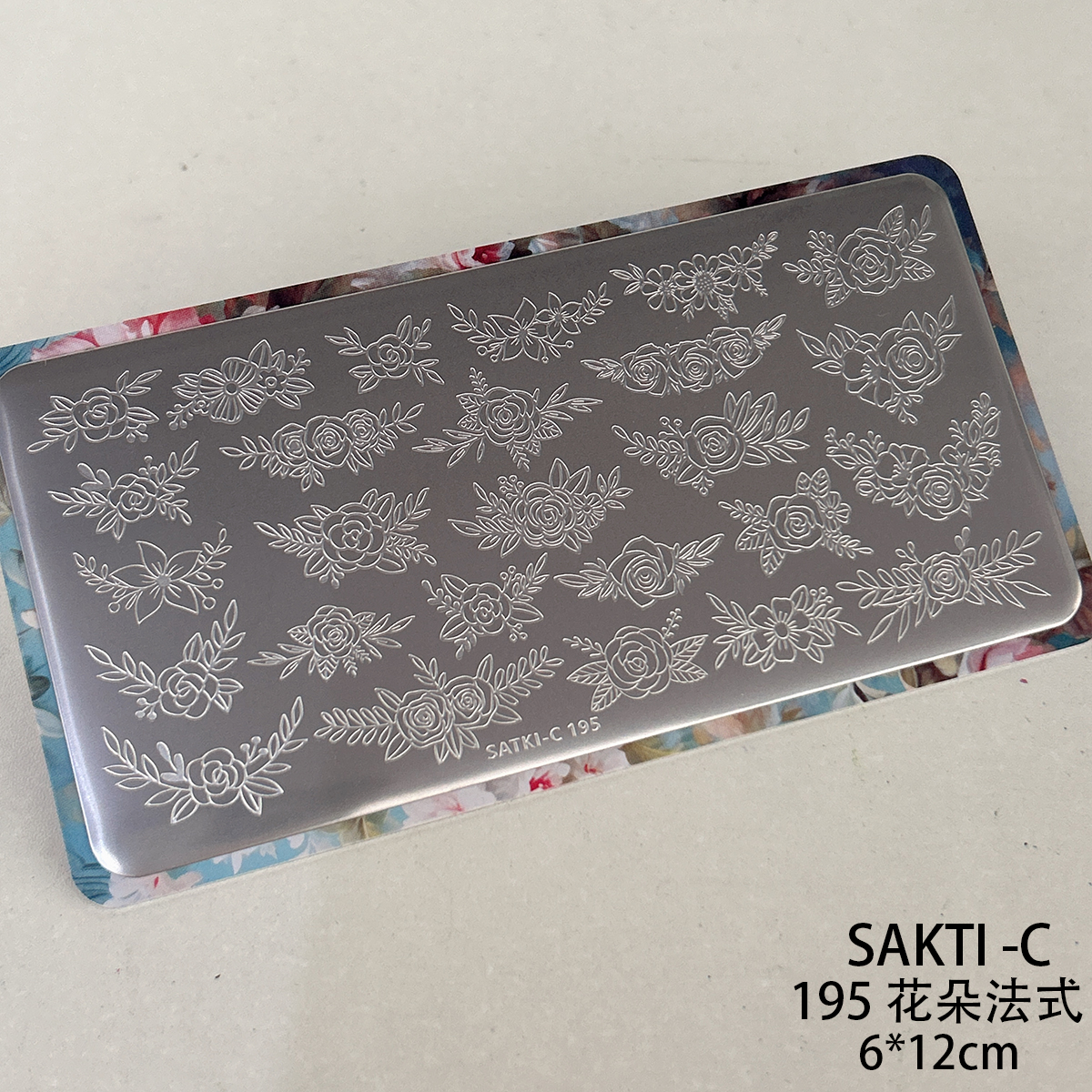 【49号车长条印花板】美甲印花板哥特格纹满铺挂孔展示免手绘新手板