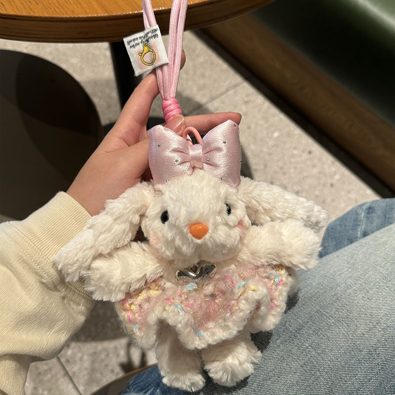 露思女孩毛绒小兔公仔包包挂饰卡通可爱玩偶钥匙扣创意礼物送女生
