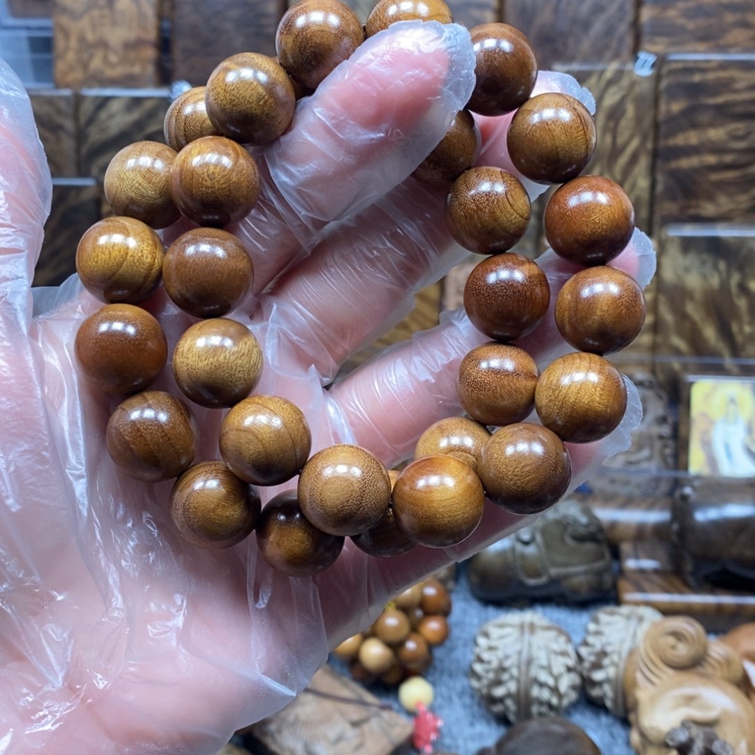 金丝楠小叶桢楠手串1.5