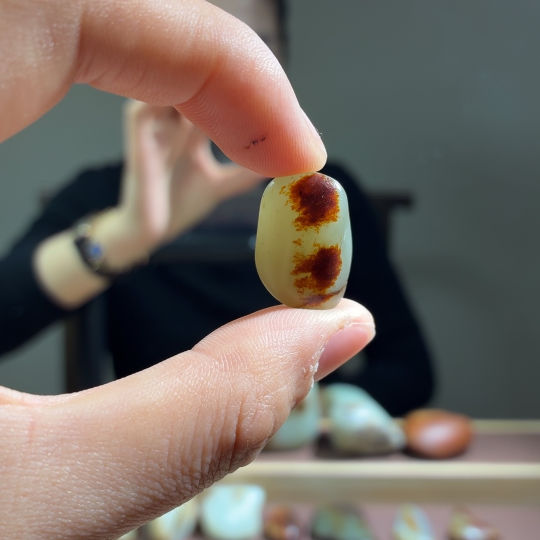 和田玉未镶嵌挂件6.4g