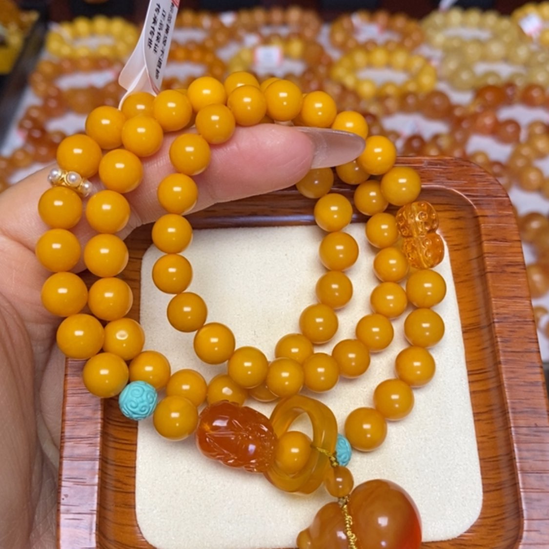 【闪购商品】蜜蜡手链未镶嵌手串