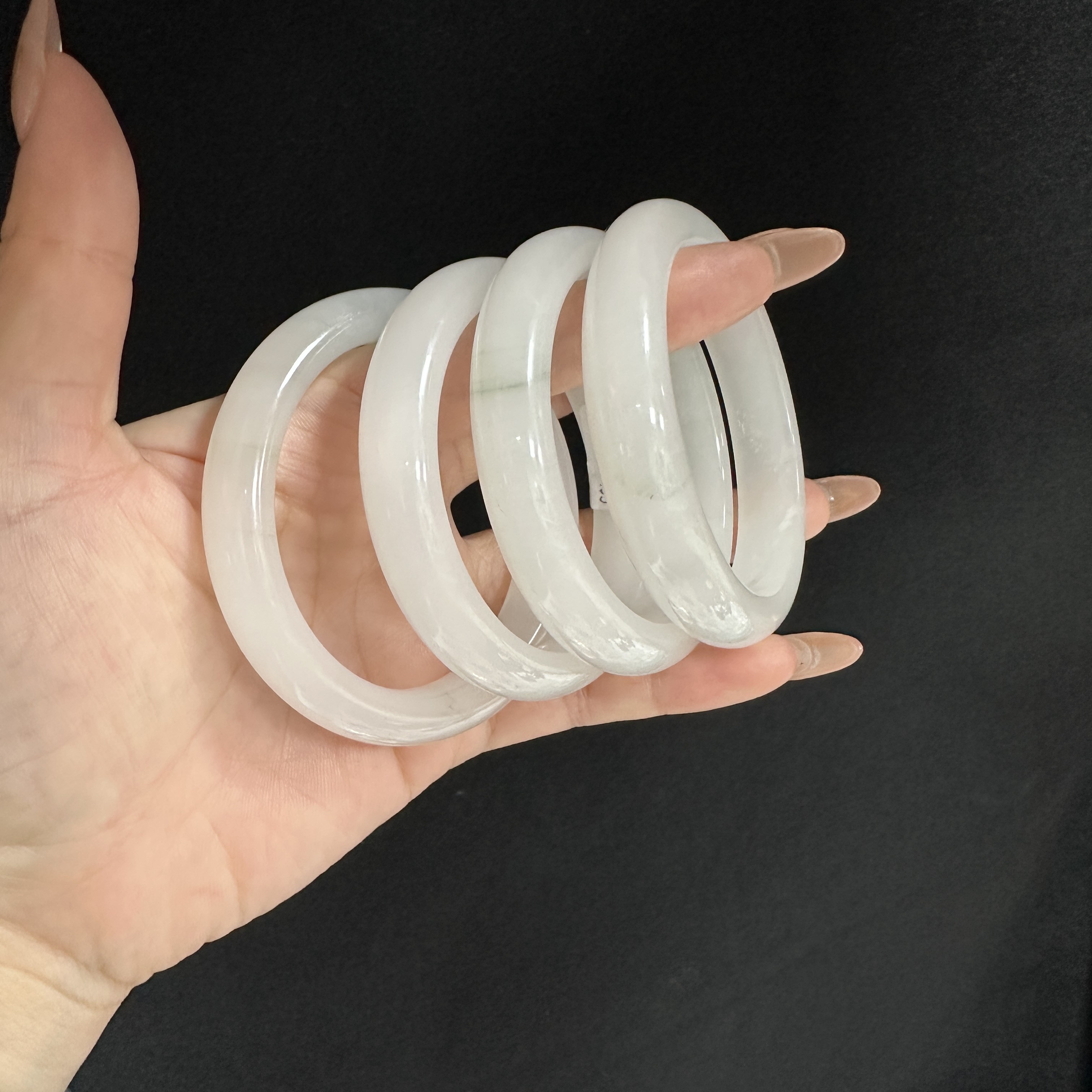 李书锦天山冰翠手镯（高货）F001 文文专属 【拍一发一】多样性发货