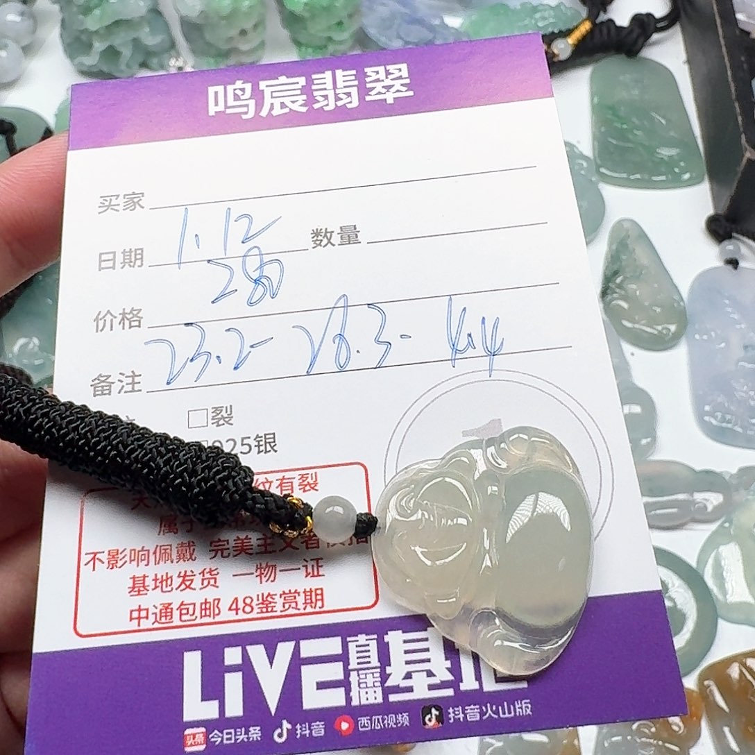 翡翠颈饰未镶嵌翡翠