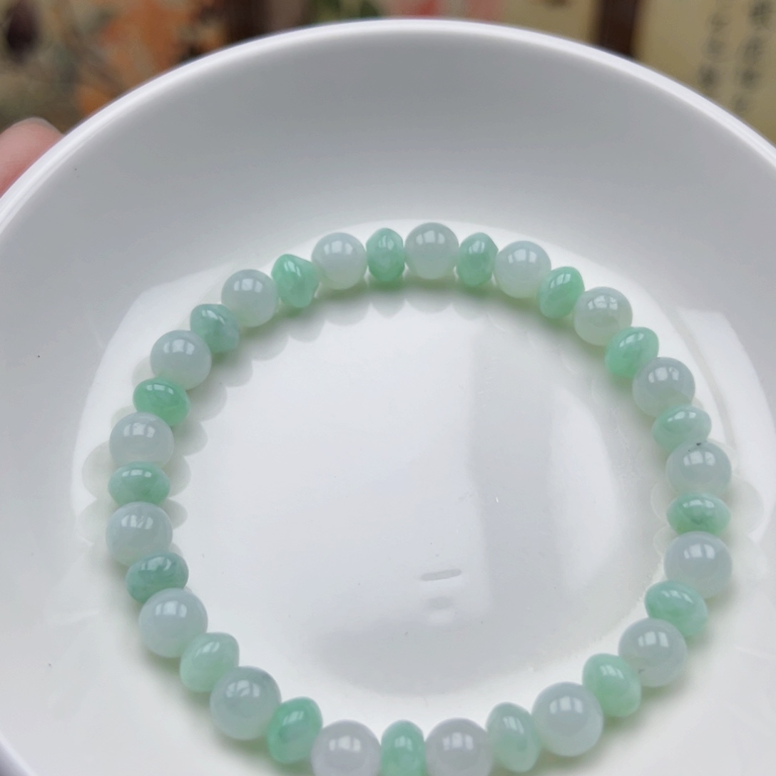 手链翡翠未镶嵌手串