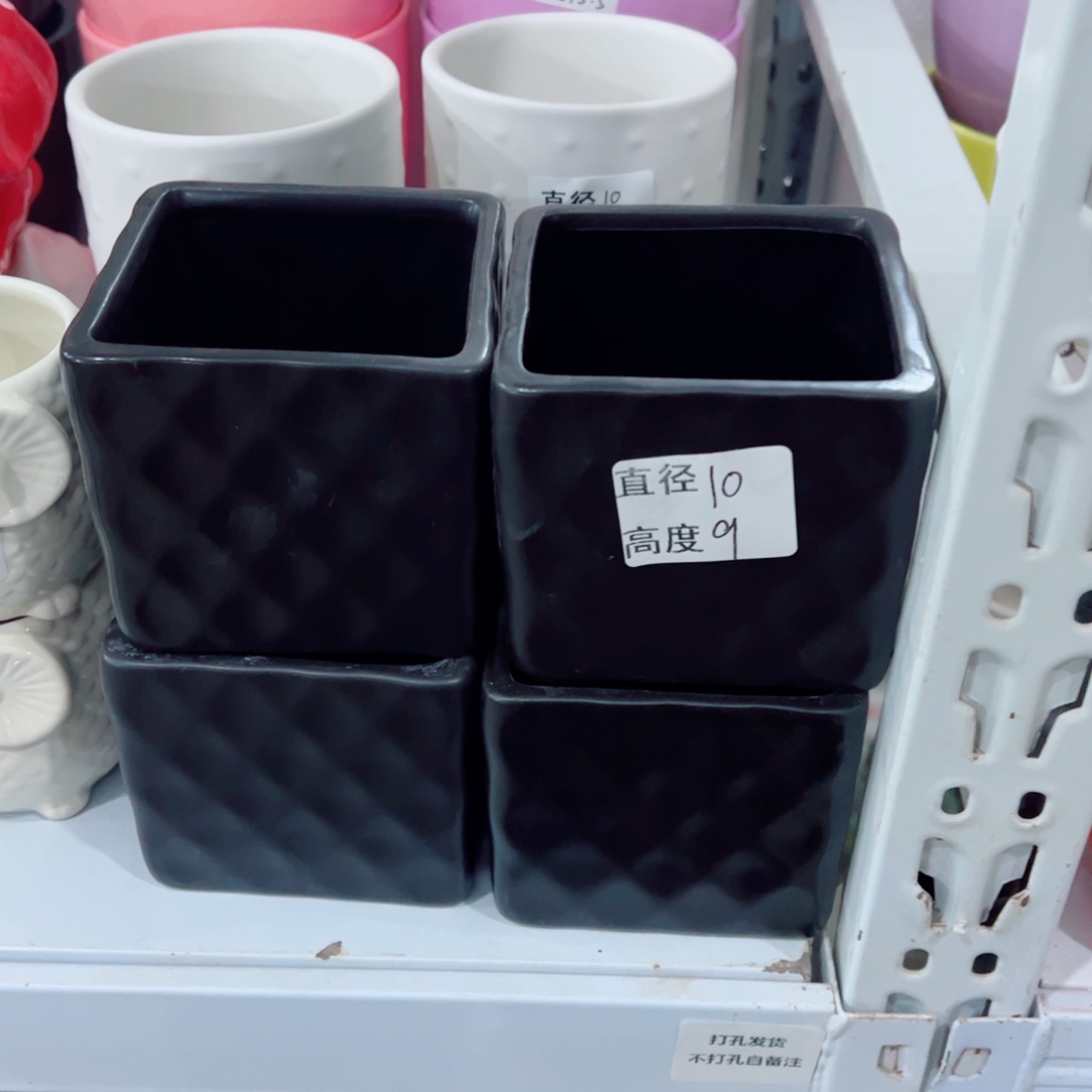 有孔，陶瓷花盆满10米包邮发货