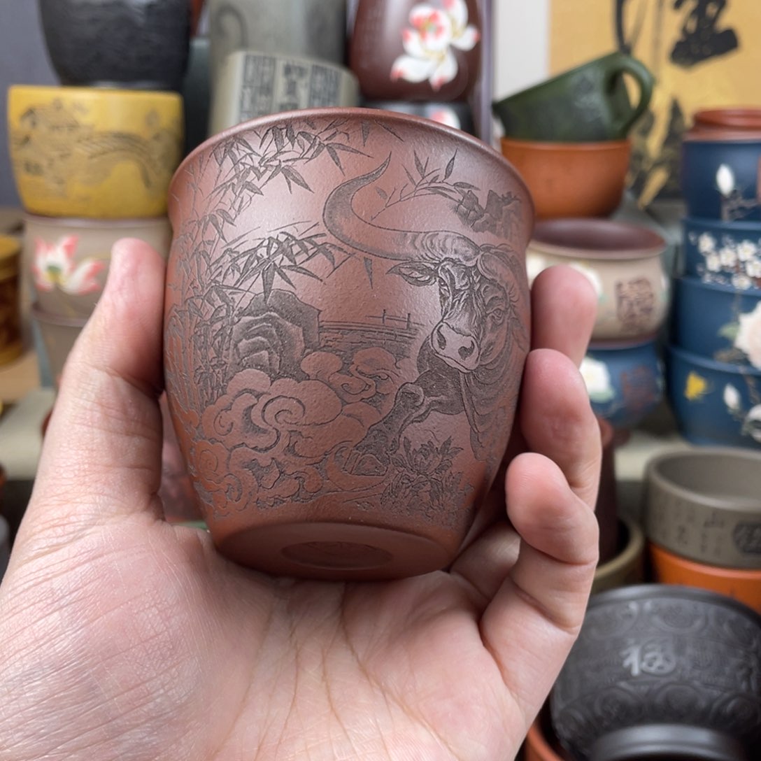 紫砂茶杯紫砂茶杯