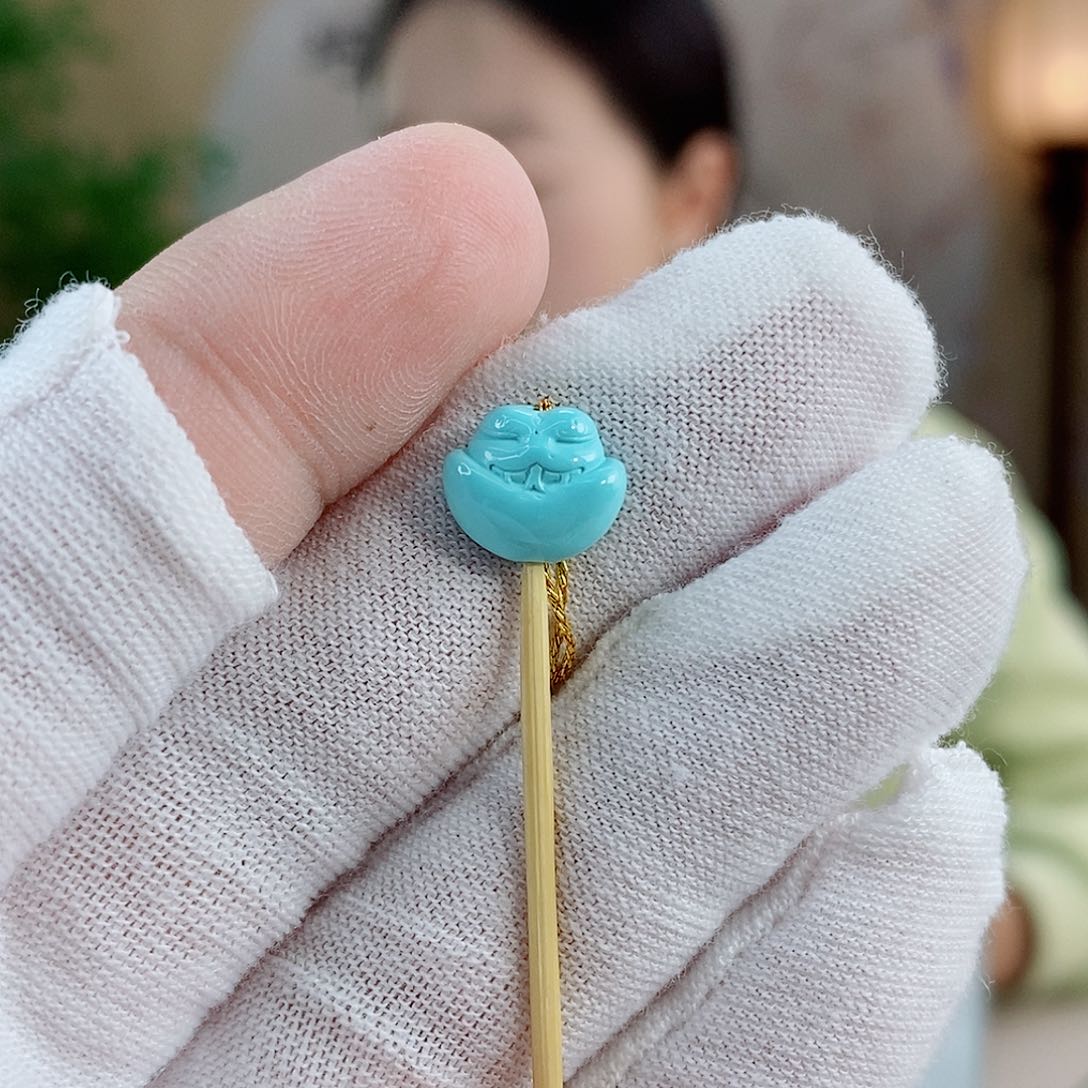 未镶嵌绿松石珠宝奇石