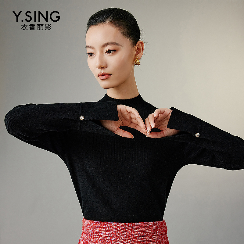 1097【丽公主专属】衣香丽影新款毛针织衫YMS31310109