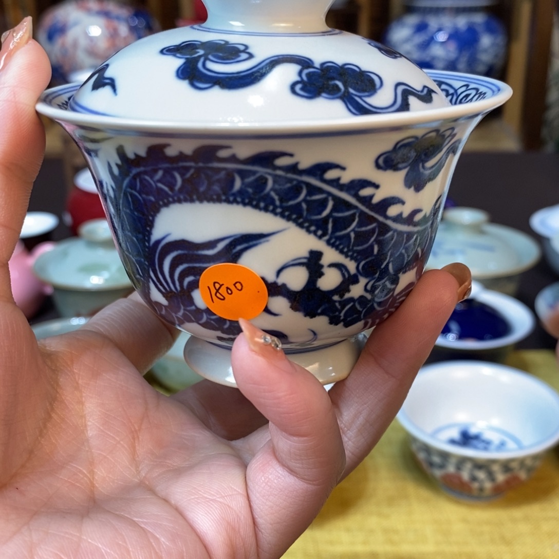 景德镇陶瓷手工手绘