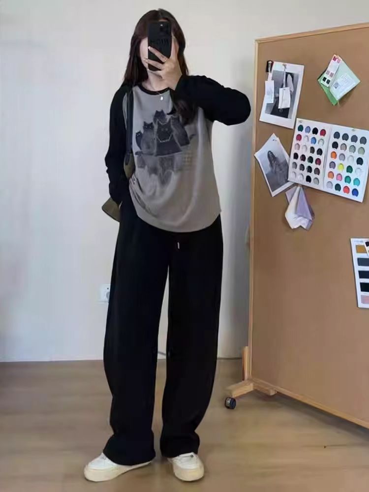 941长袖秋季猫咪打底