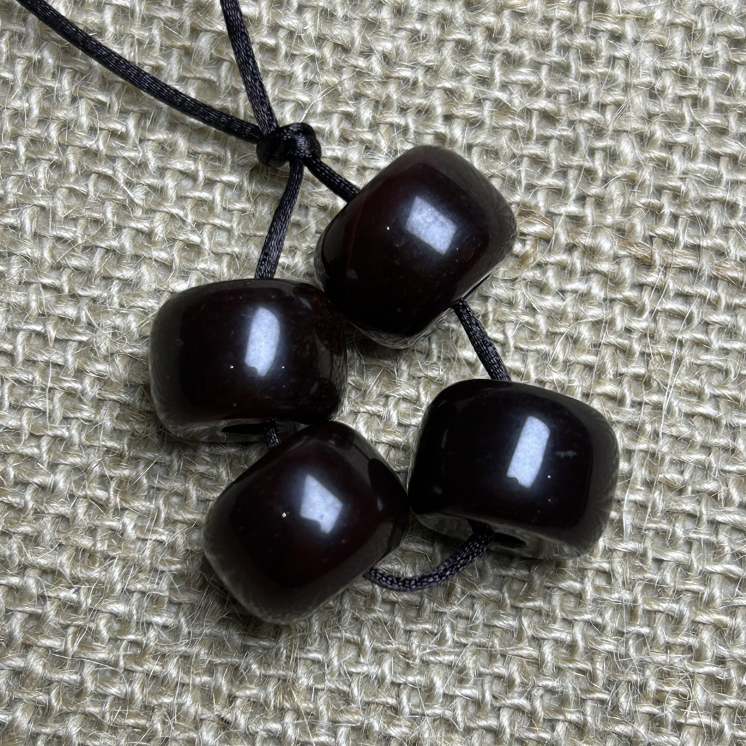 深酒红老型珠散珠卡16mm