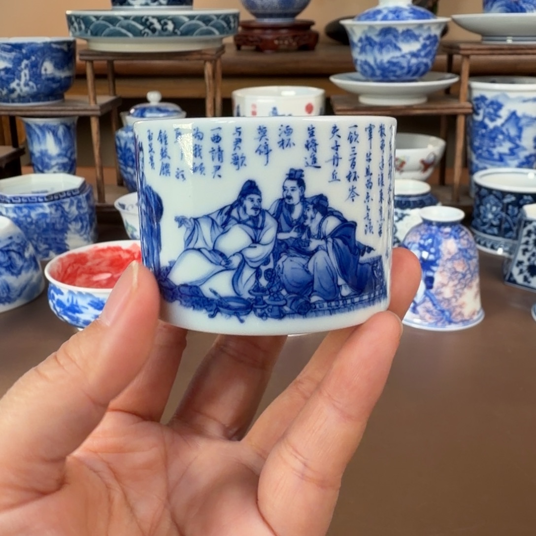 景德镇陶瓷手工手绘
