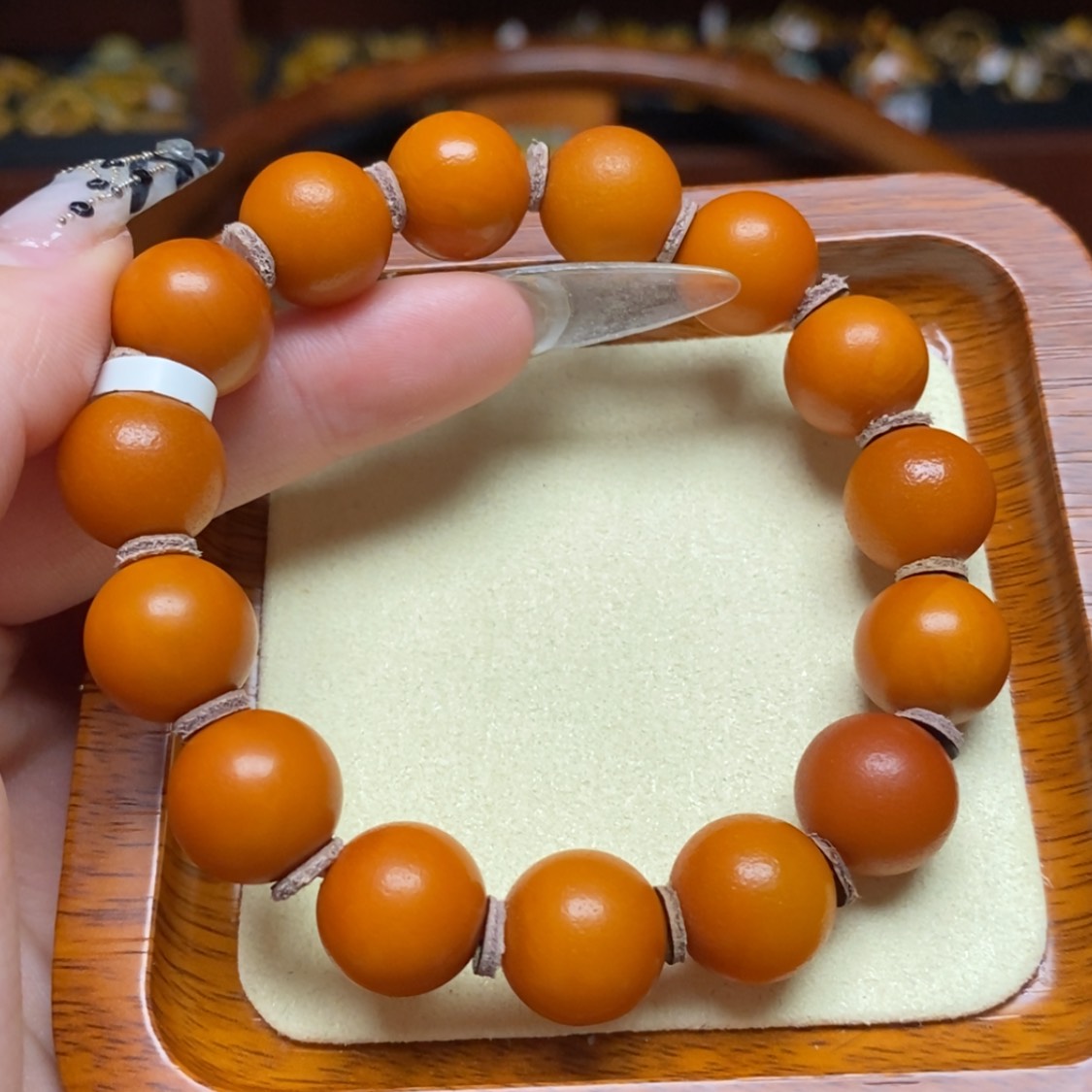 【闪购商品】蜜蜡手链未镶嵌手串