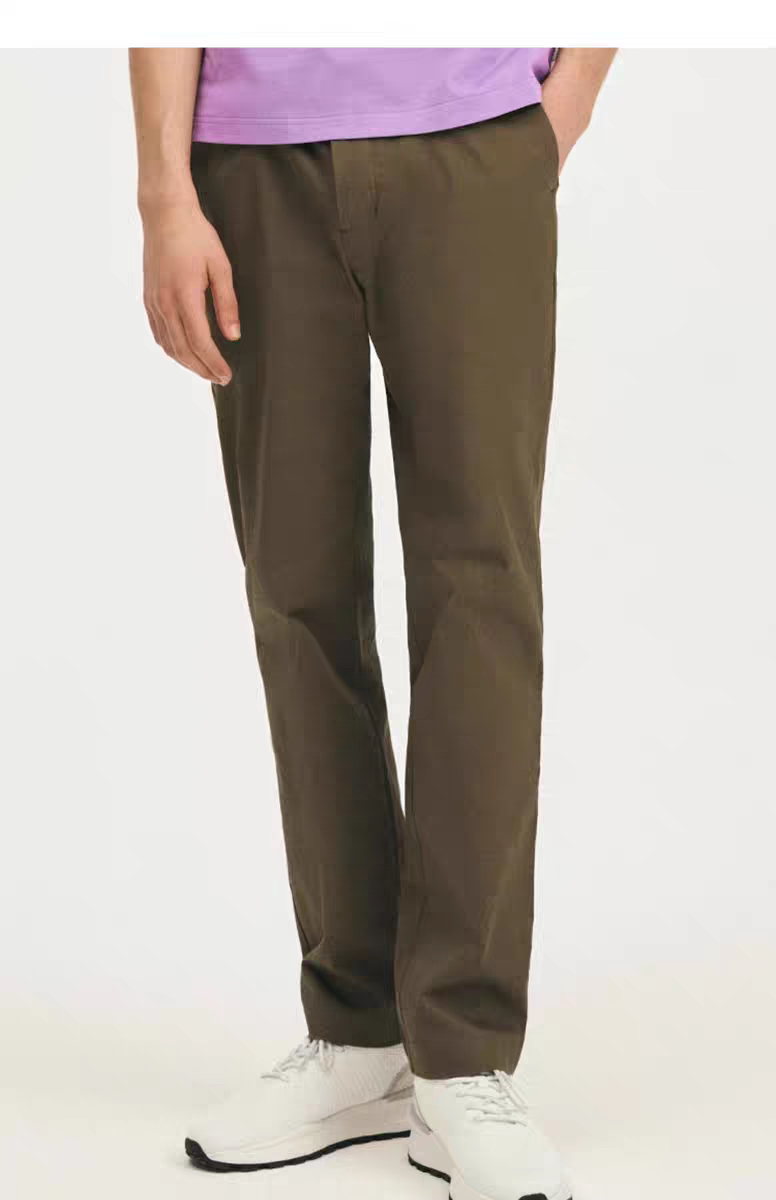 男士春季气质水冷面料透气薄款锥形休闲长裤