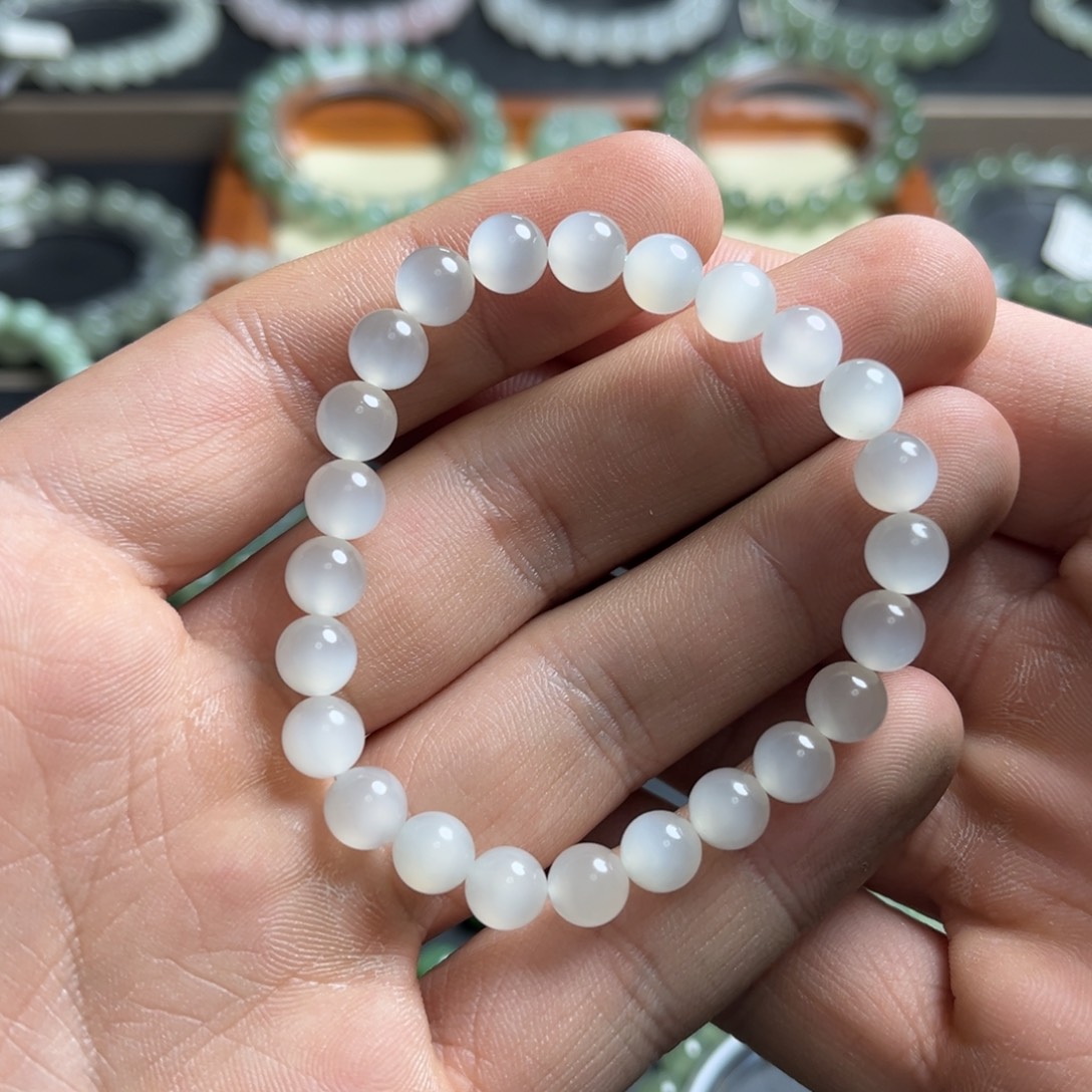 和田玉未镶嵌手链