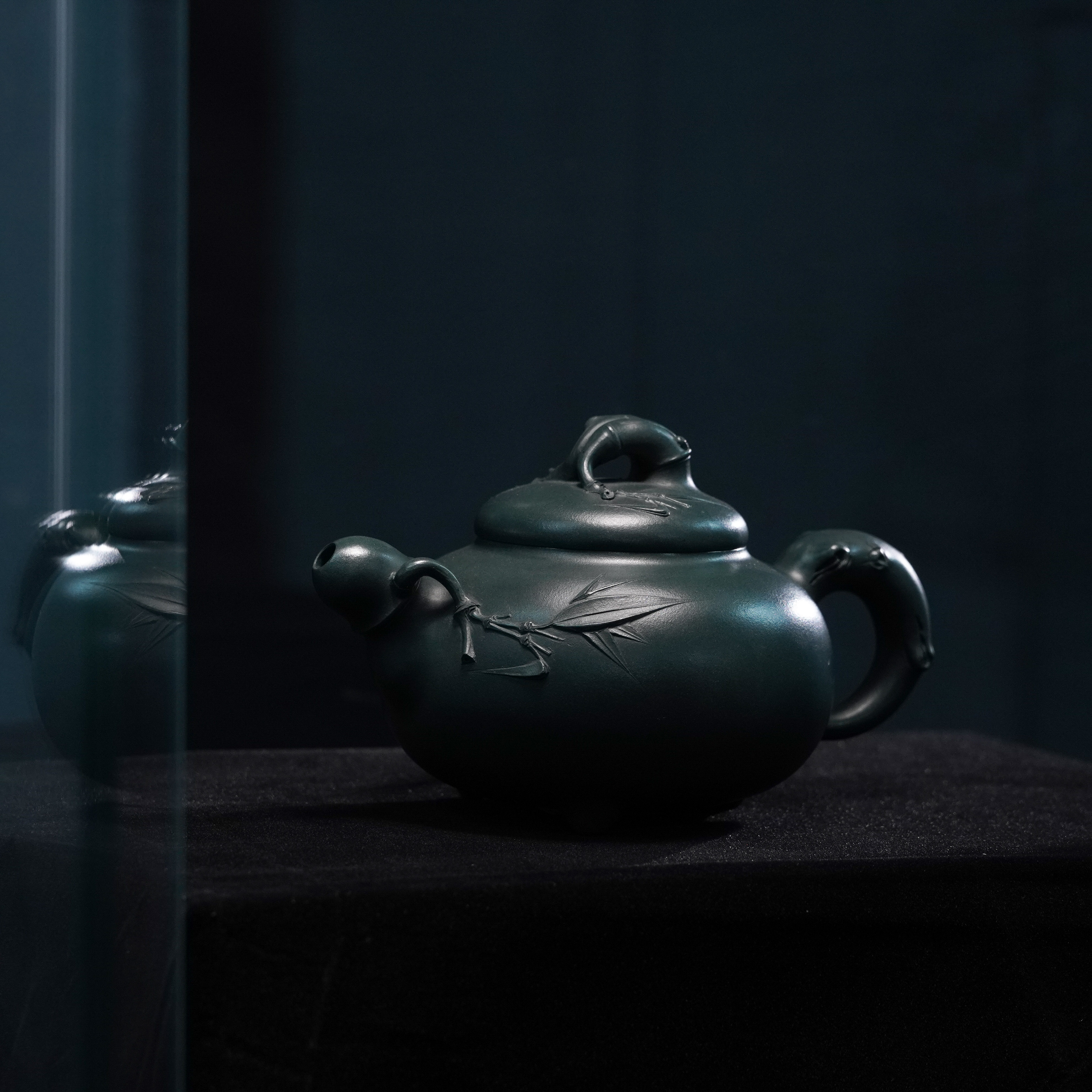 lot.20974 李小敏 绿泥双清壶 430cc