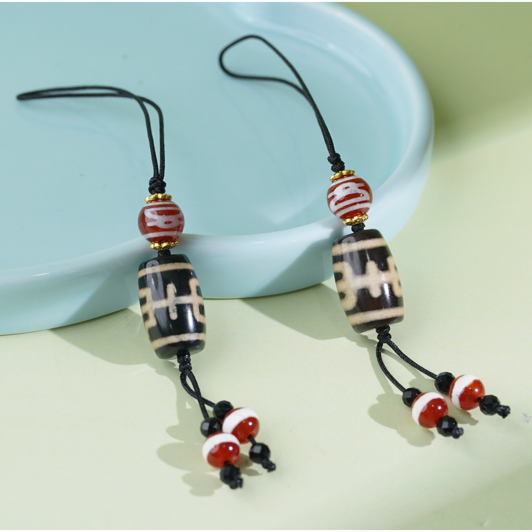 【铭记珠宝】天珠挂件23-3DM03L324【多样性发一件】约10*17mm