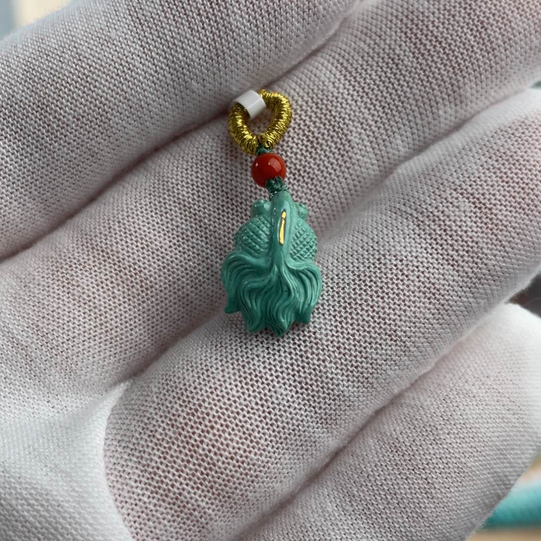 绿松石手链未镶嵌锦鲤鱼