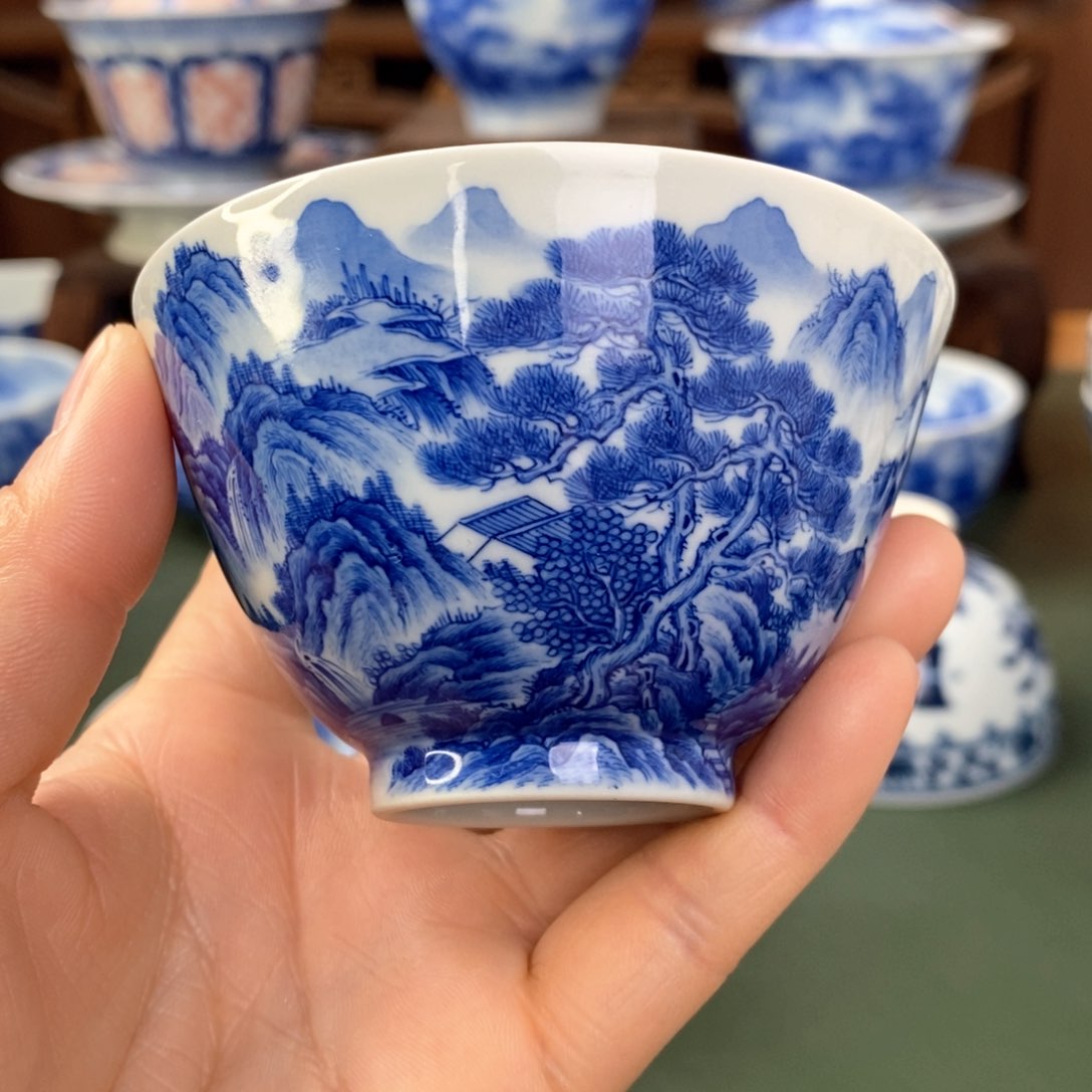 杯景德镇陶瓷手工手绘
