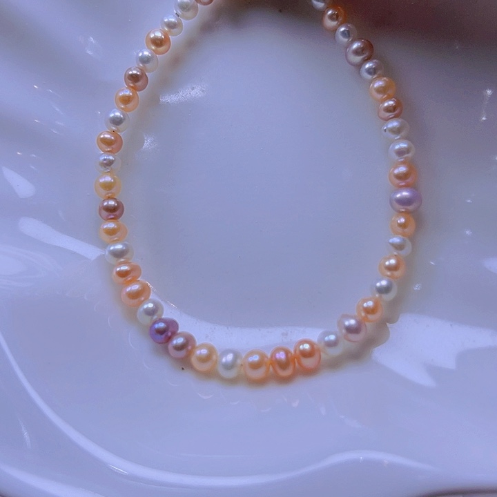 淡水珍珠手绳合金