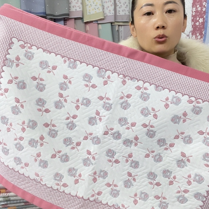 棉特价粉色玫瑰花