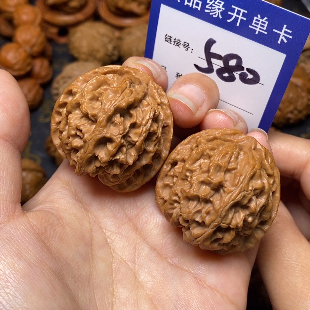 文玩核桃把件苹果园全品39。580
