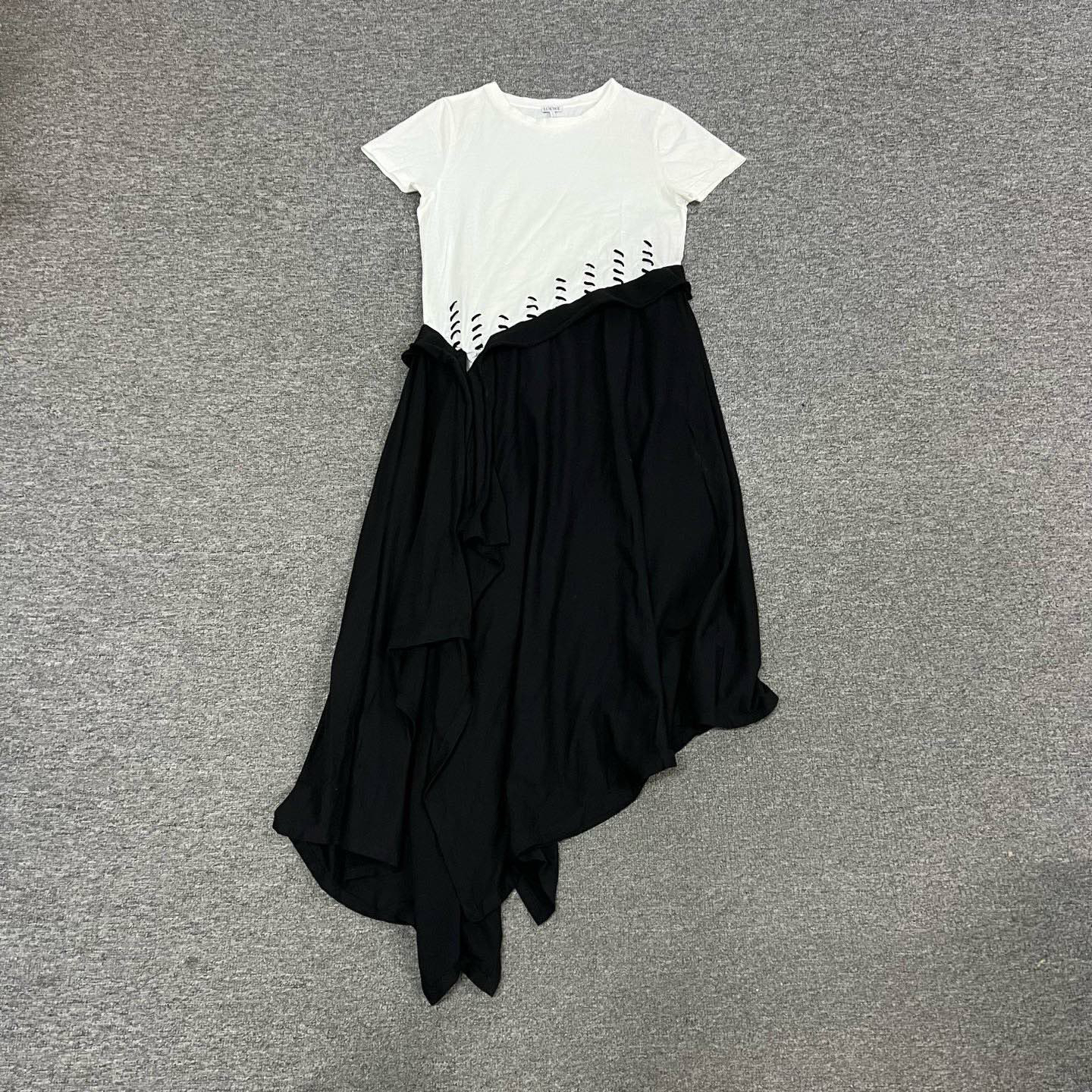 99新 LOEWE/罗意威 loewe 拼接 连衣裙