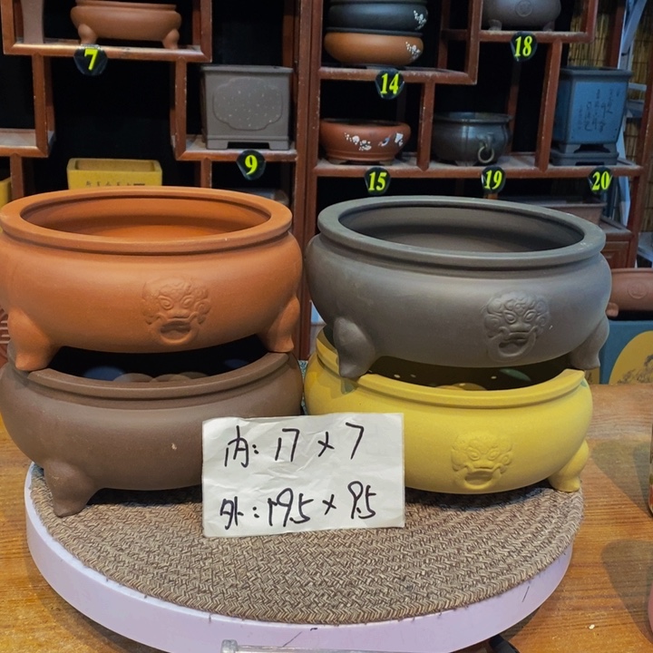 紫砂花盆紫砂花盆