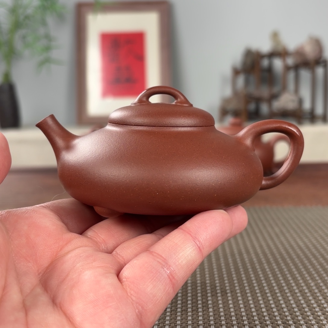 紫砂茶壶黄龙山原矿紫砂壶