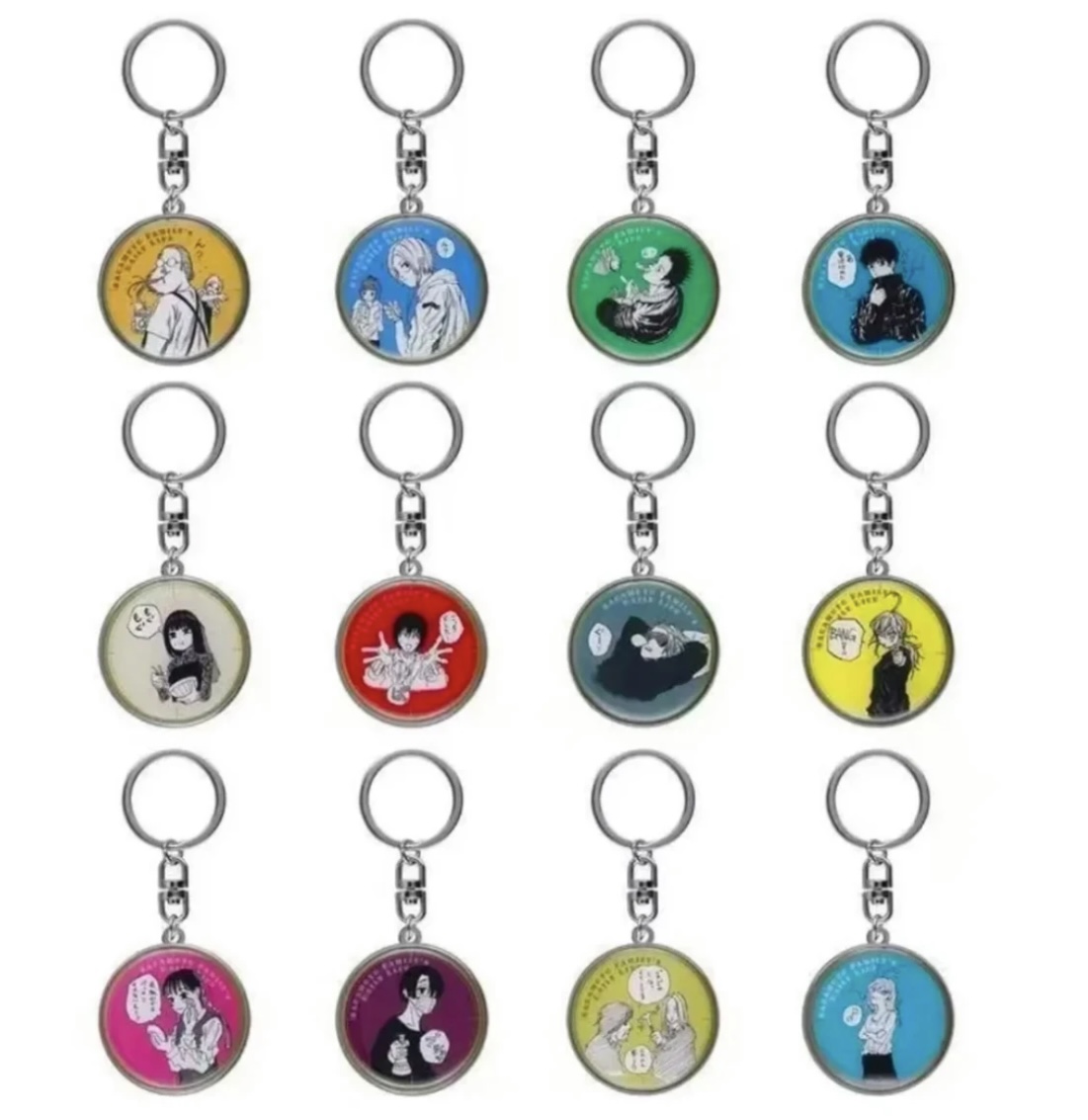 【欧星球】坂本日常 jf2025 金属滴胶挂件 （默认代拆）