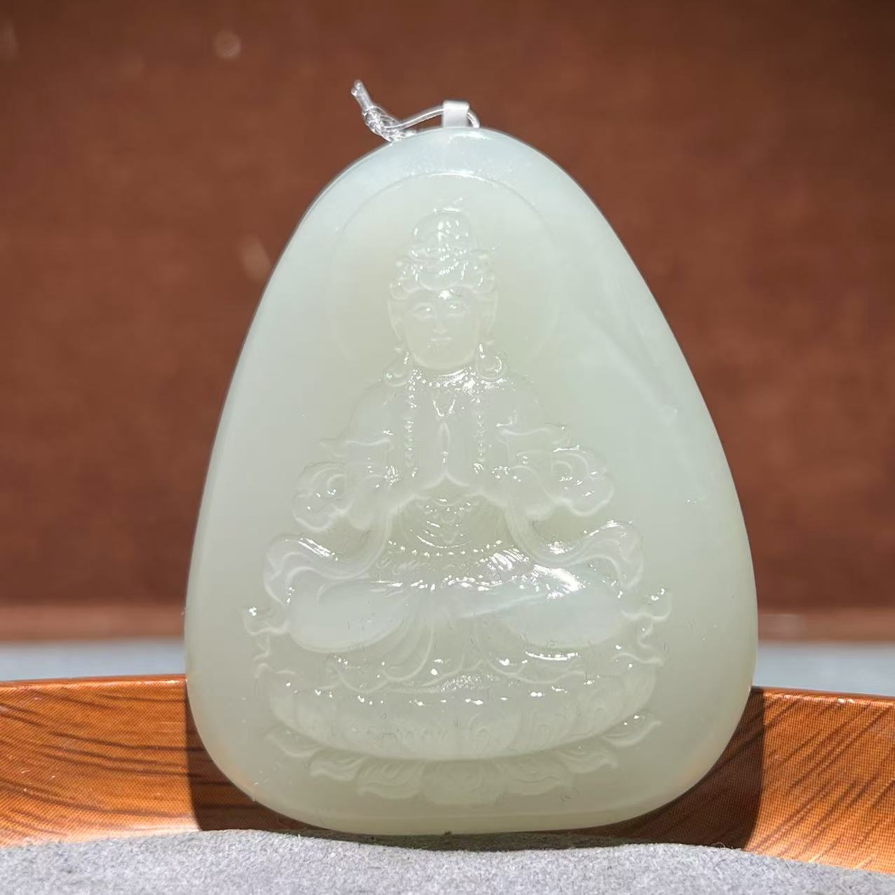 【张老斯珠宝】天然和田玉吊坠lx25407