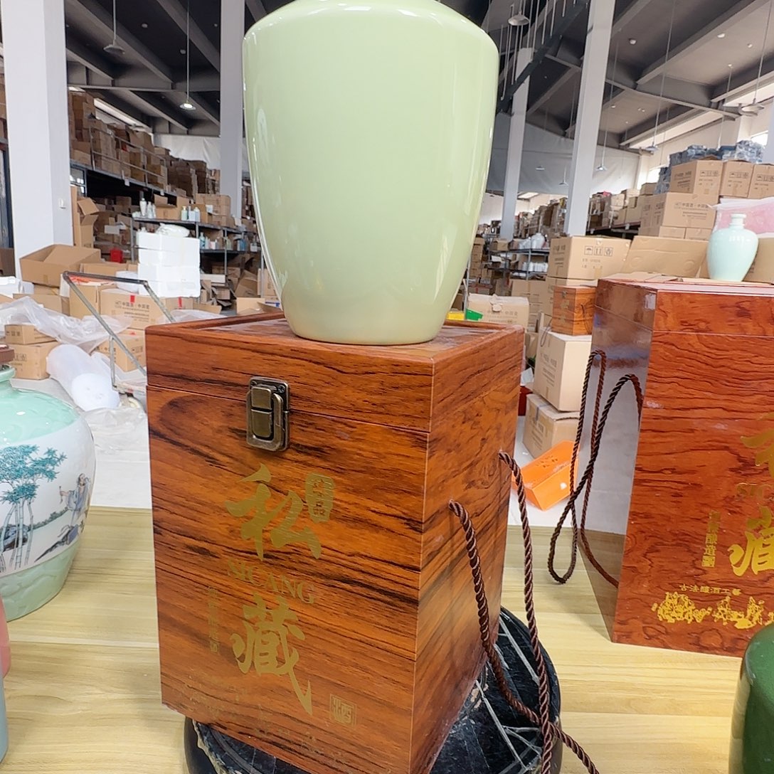 3斤装果绿色酒坛带箱20套