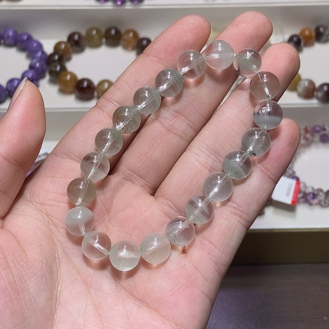 手链未镶嵌水晶翠幽灵10.4