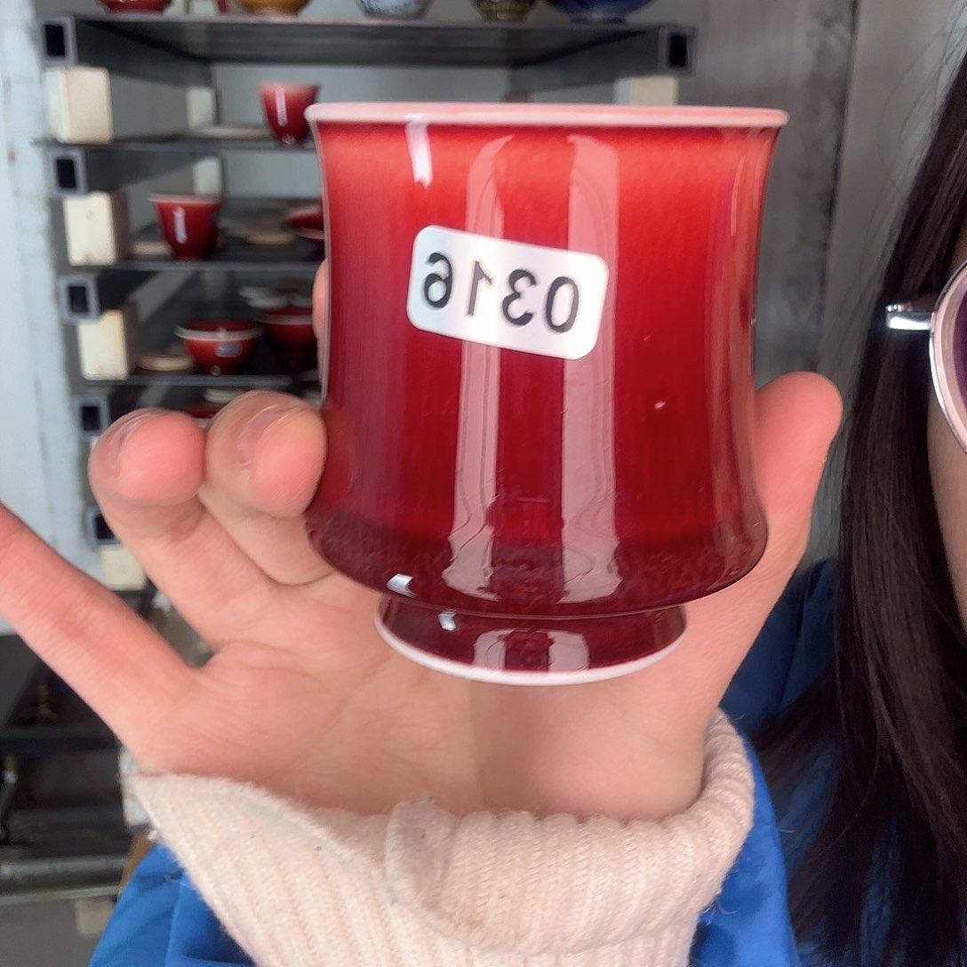 瓷片景德镇郎红陶瓷