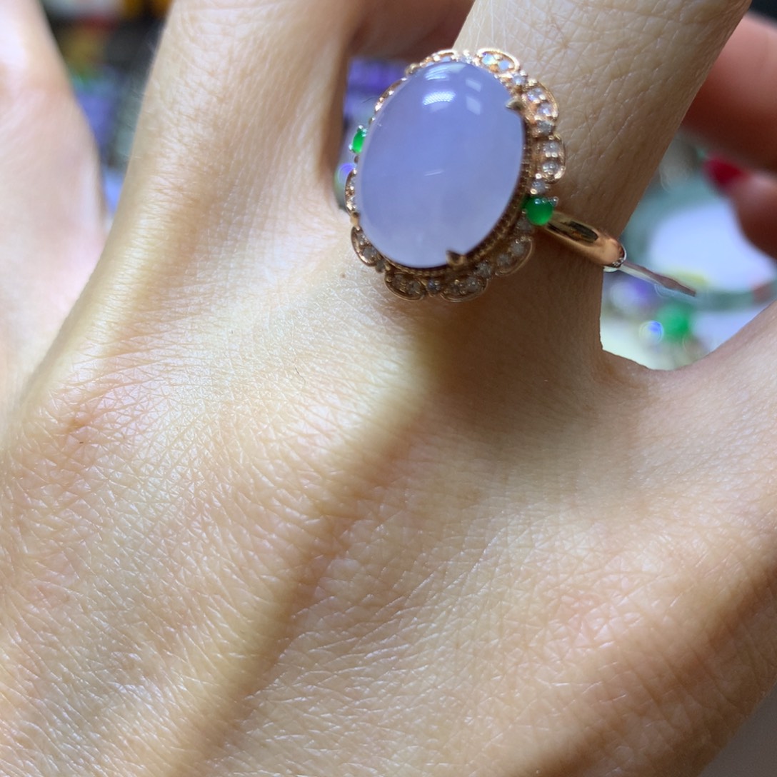 【闪购商品】翡翠颈饰18K金镶嵌翡翠