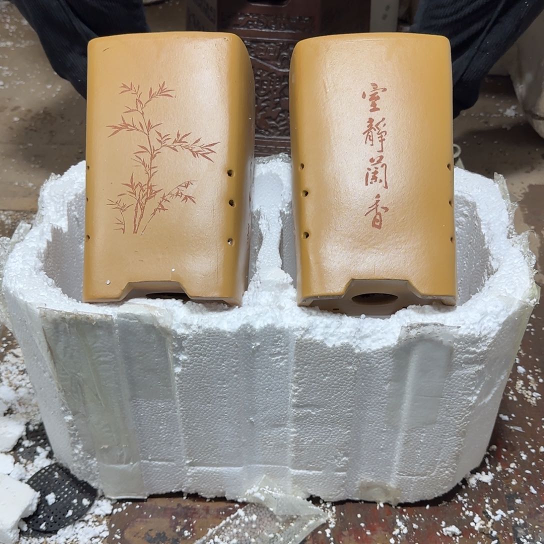 紫砂花盆口径14.22口径