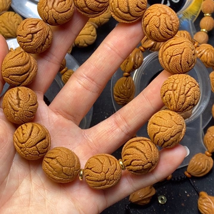 吊坠桃核秦岭龙纹桃核19尺寸