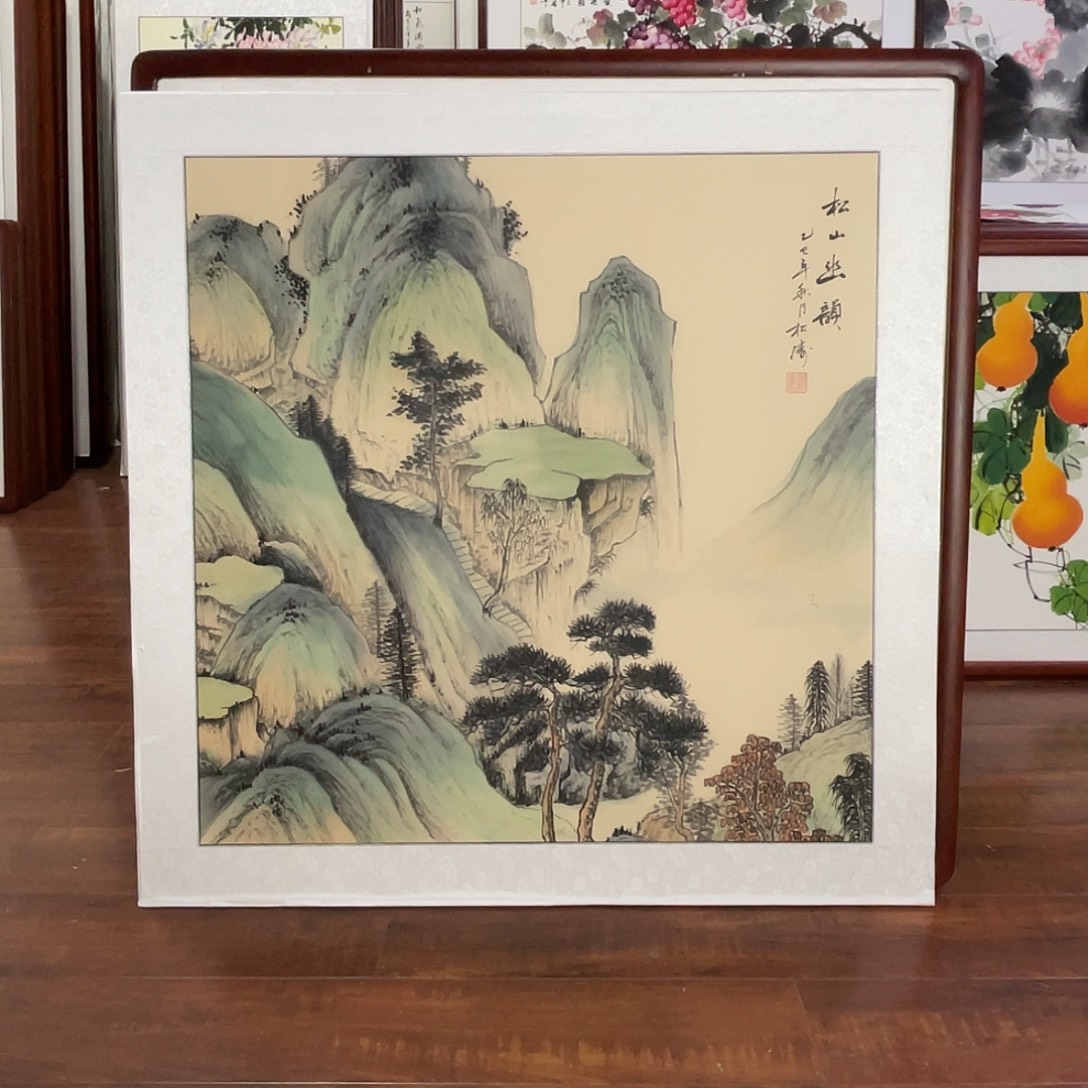 国画带框尺寸83*83厘米