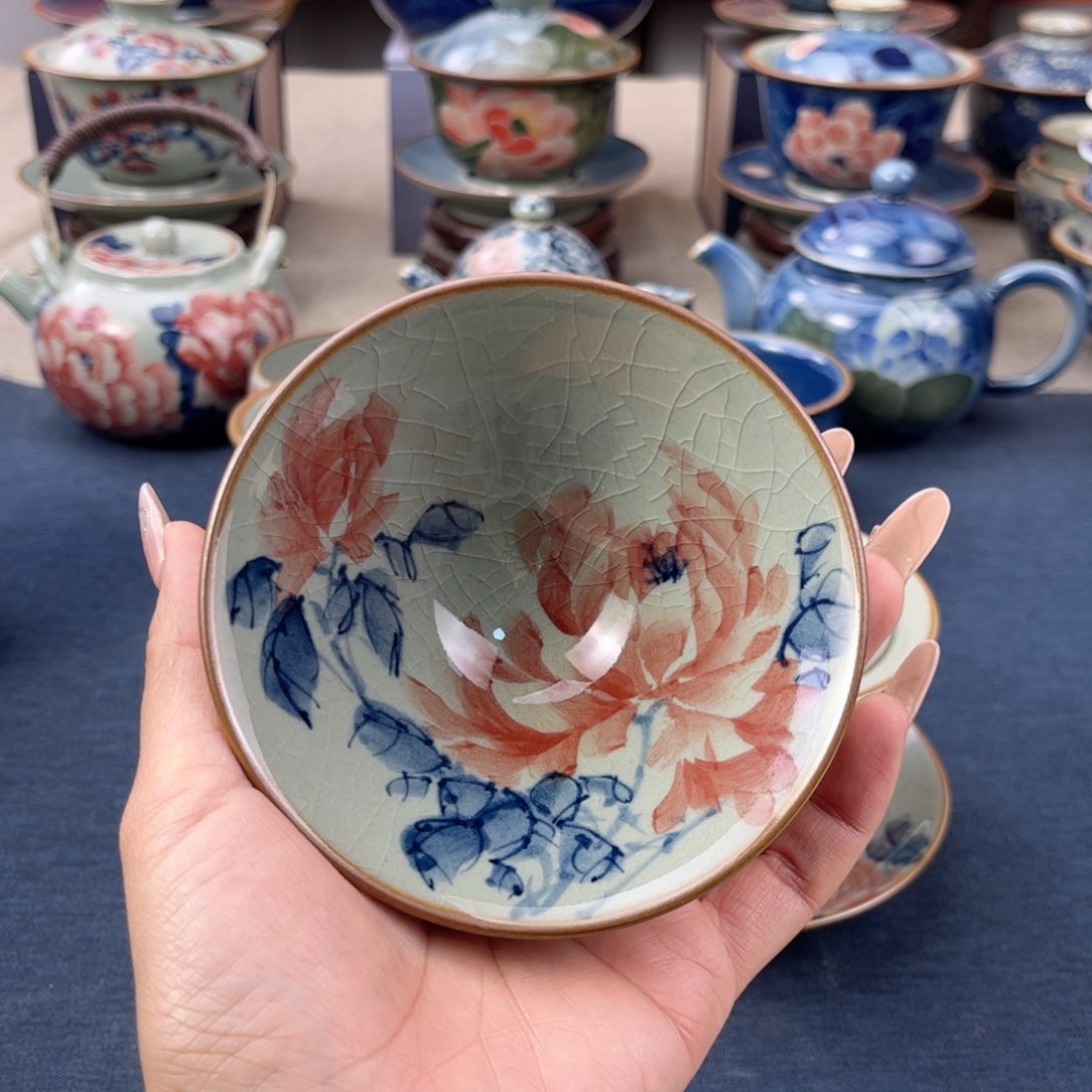 杯景德镇手绘手工茶具